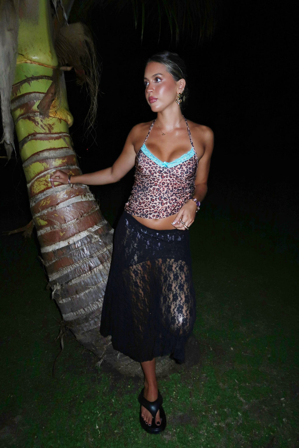 Cavalli Halter Top Blueberry