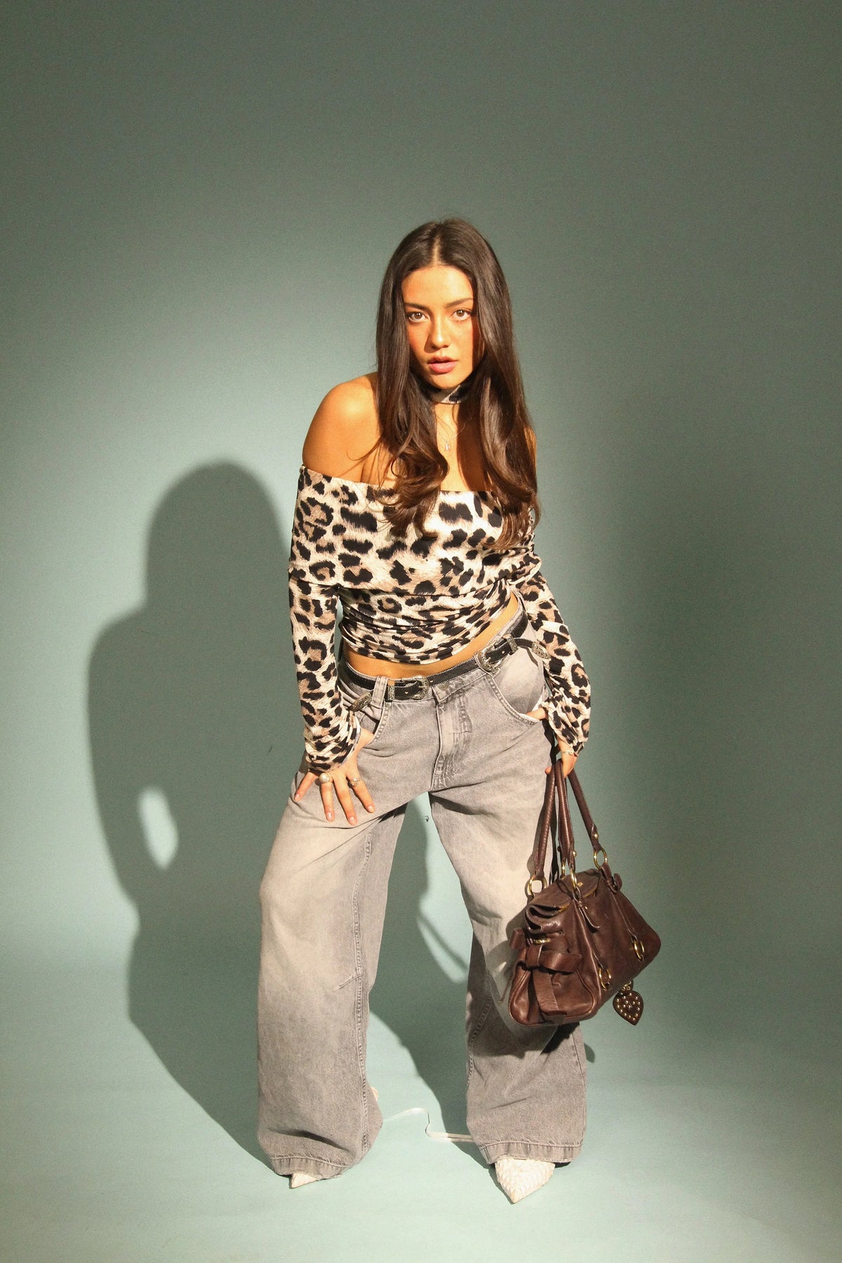 Leopard Print Longsleeve Top