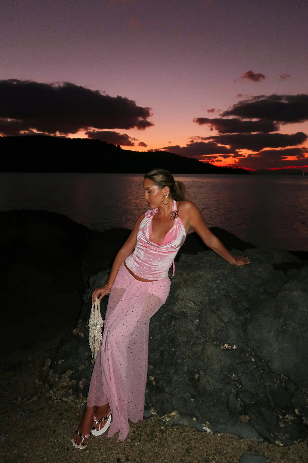 Dolce Vita Top - Sparkly Pink