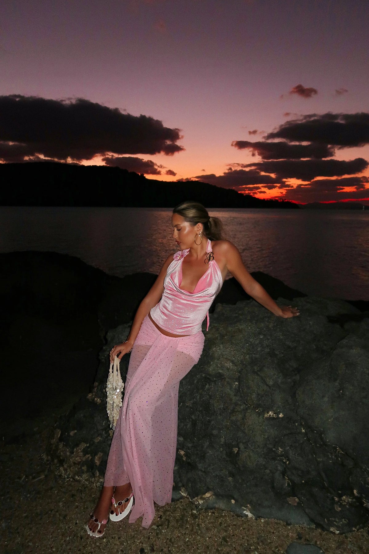 Dolce Vita Top - Sparkly Pink