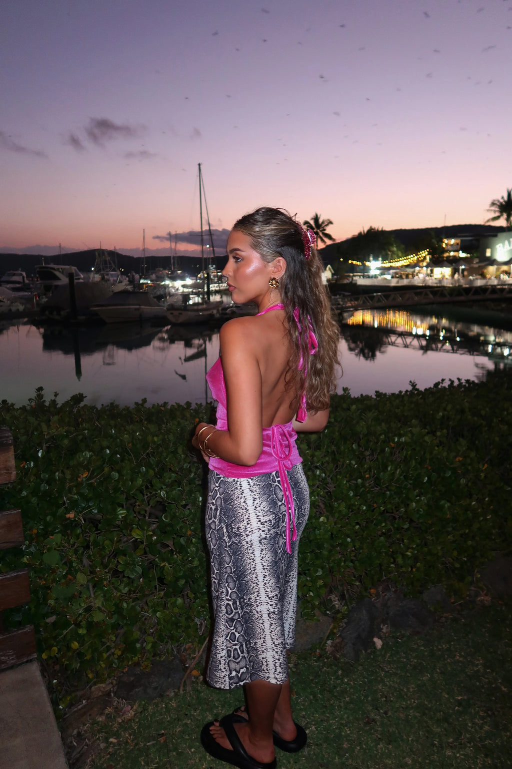 Dolce Vita Top Sparkly Pink