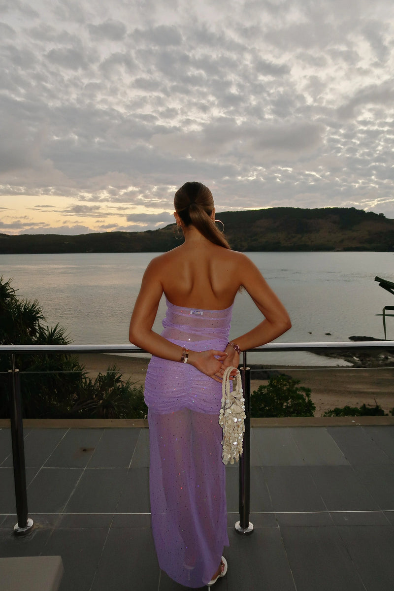 Soleil Maxi Skirt - Lilac