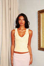 Amélie Ruffle Top Butter