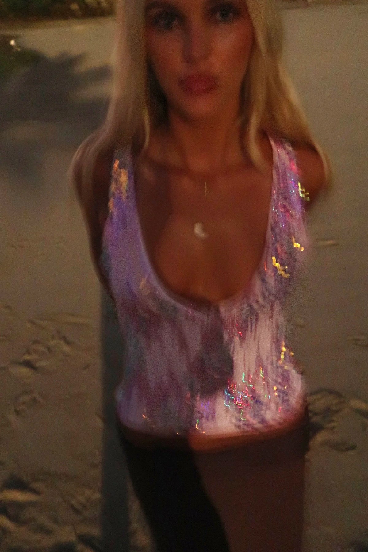 Bubblegum Sequin Cami Top