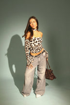 Leopard Print Longsleeve Top
