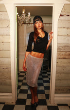 Juliette Ruffle Top Noir