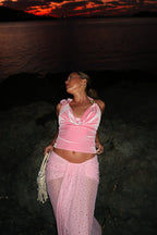 Soleil Maxi Skirt - Light Pink