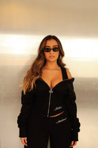 Signature Track Jacket Black