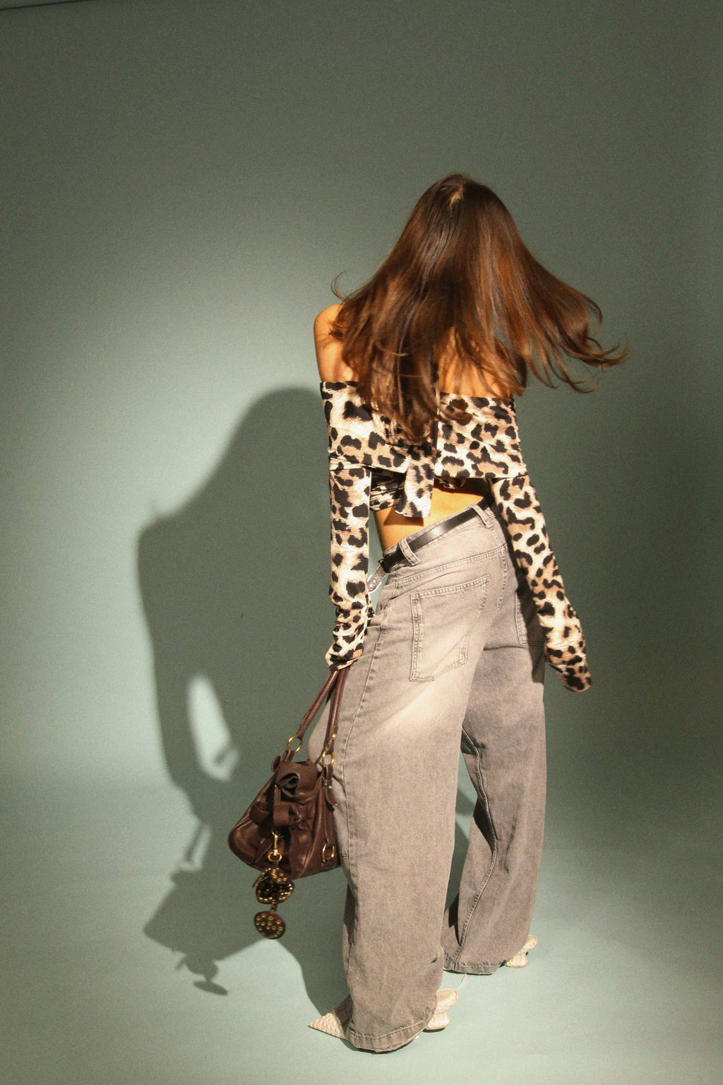 Leopard Print Longsleeve Top