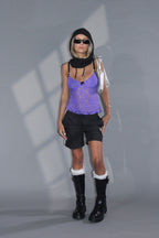 Purple Lace Cami Top