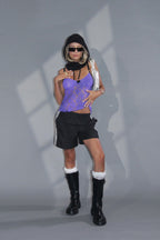 Purple Lace Cami Top
