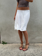 Margaux Midi Skirt Blanc