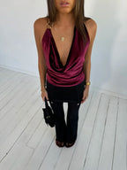 Dolce Vita Top Burgundy