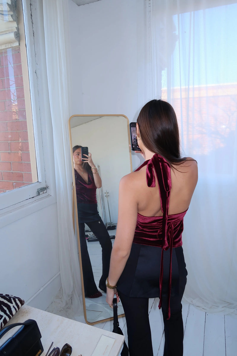 Dolce Vita Top Burgundy