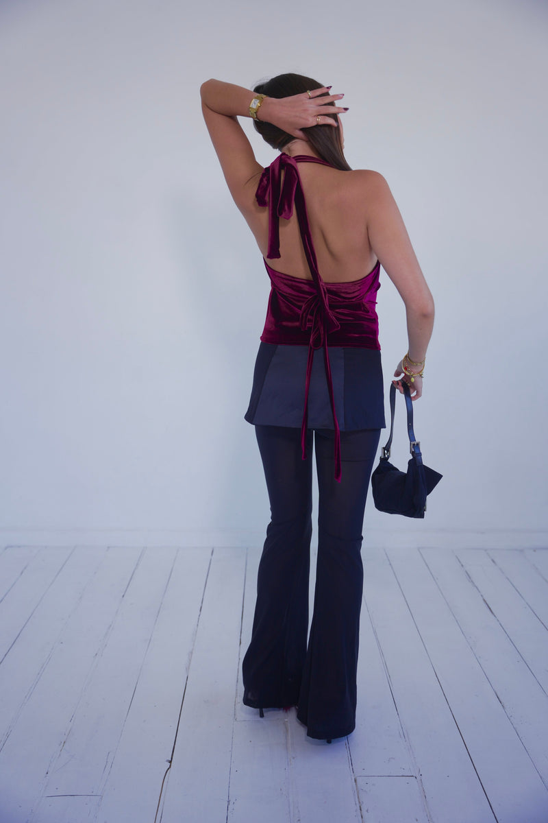 Dolce Vita Top Burgundy