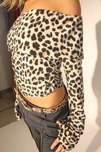 Snow Leopard Longsleeve Top