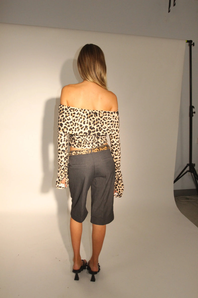 Snow Leopard Longsleeve Top