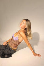 Cavalli Halter Top Lavender