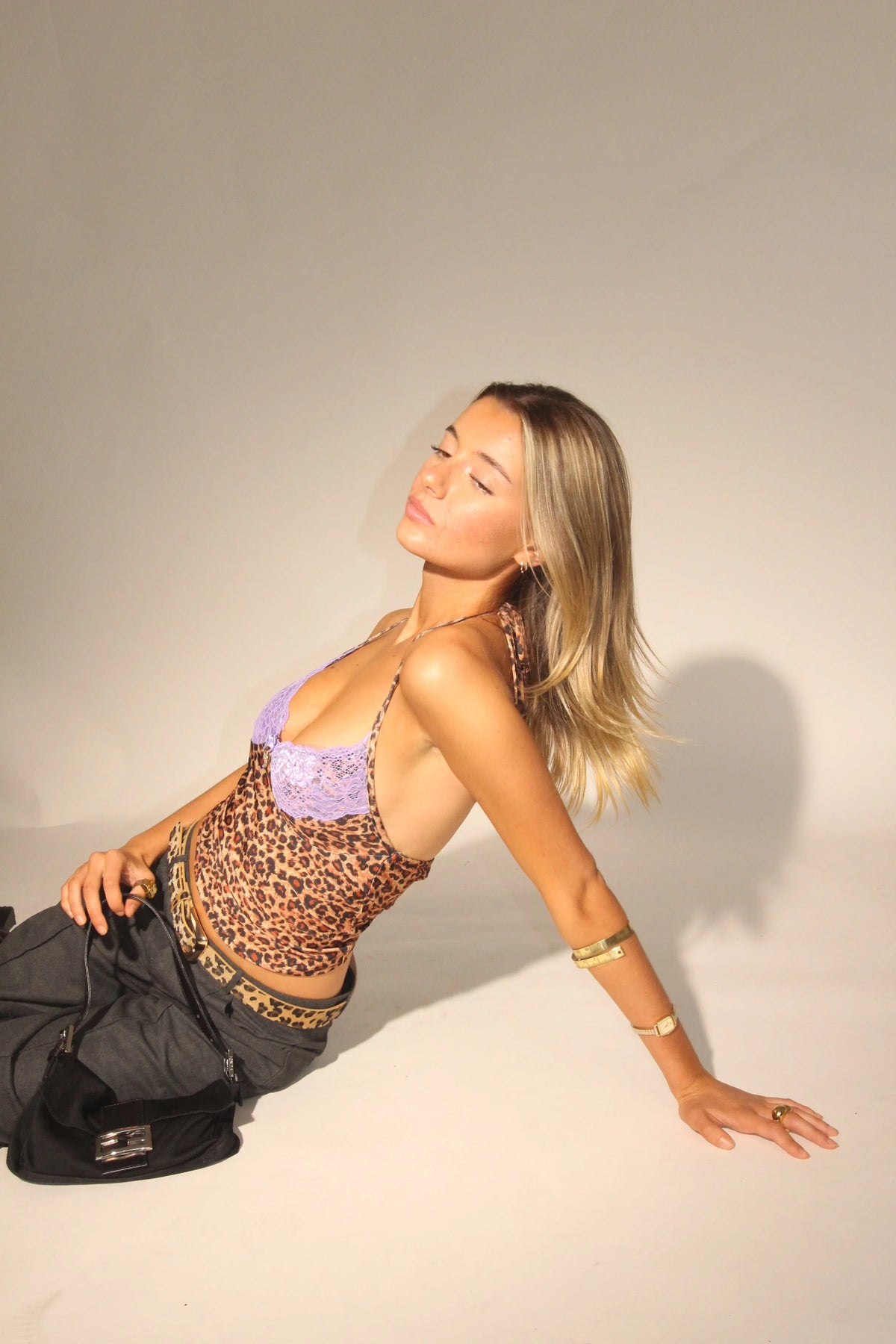 Cavalli Halter Top Lavender