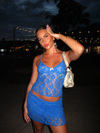 Prussia Lace Mini Skirt