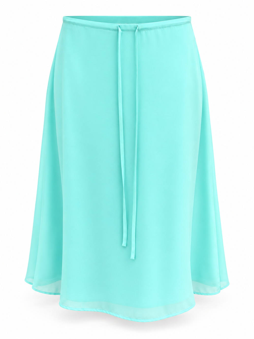 Margaux Midi Skirt — aqua ghost mannequin
